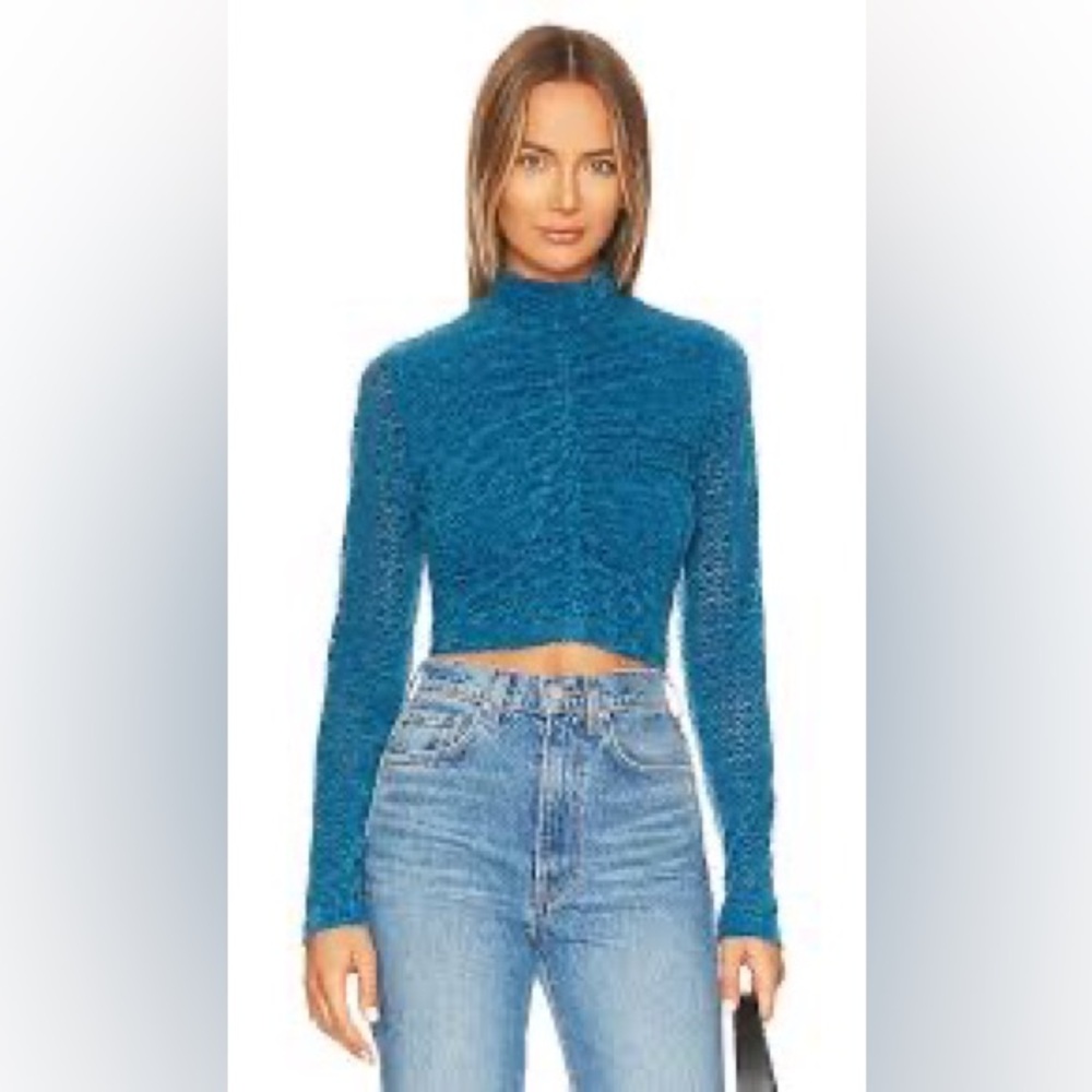 NWT Amanda Uprichard Brandy top in Mystery
